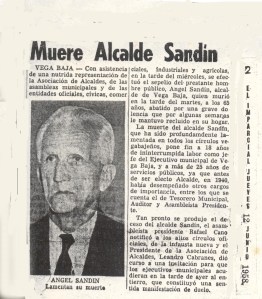 ASM58 Angel Sandin Martínez Recorte Sobre su muerte El Imparcial