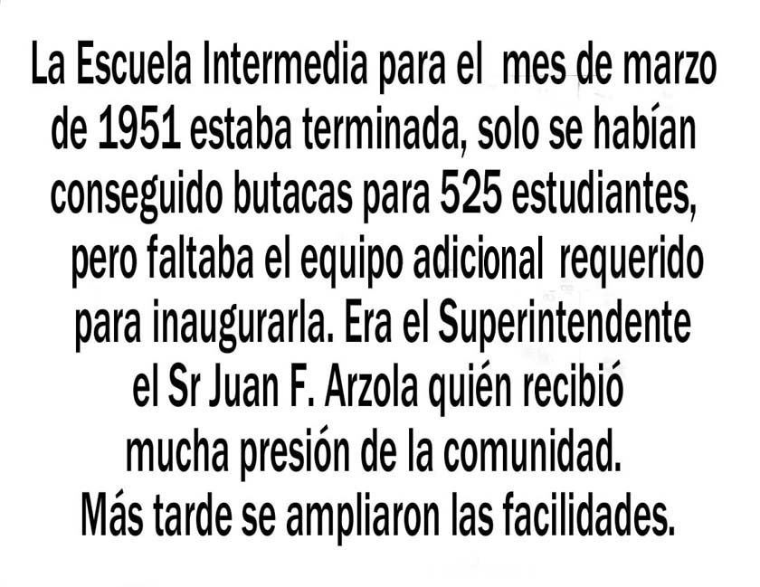ASM63 Angel Sandín Martínez 1951 Butacas Escuela Intermedia a Inaugurarse