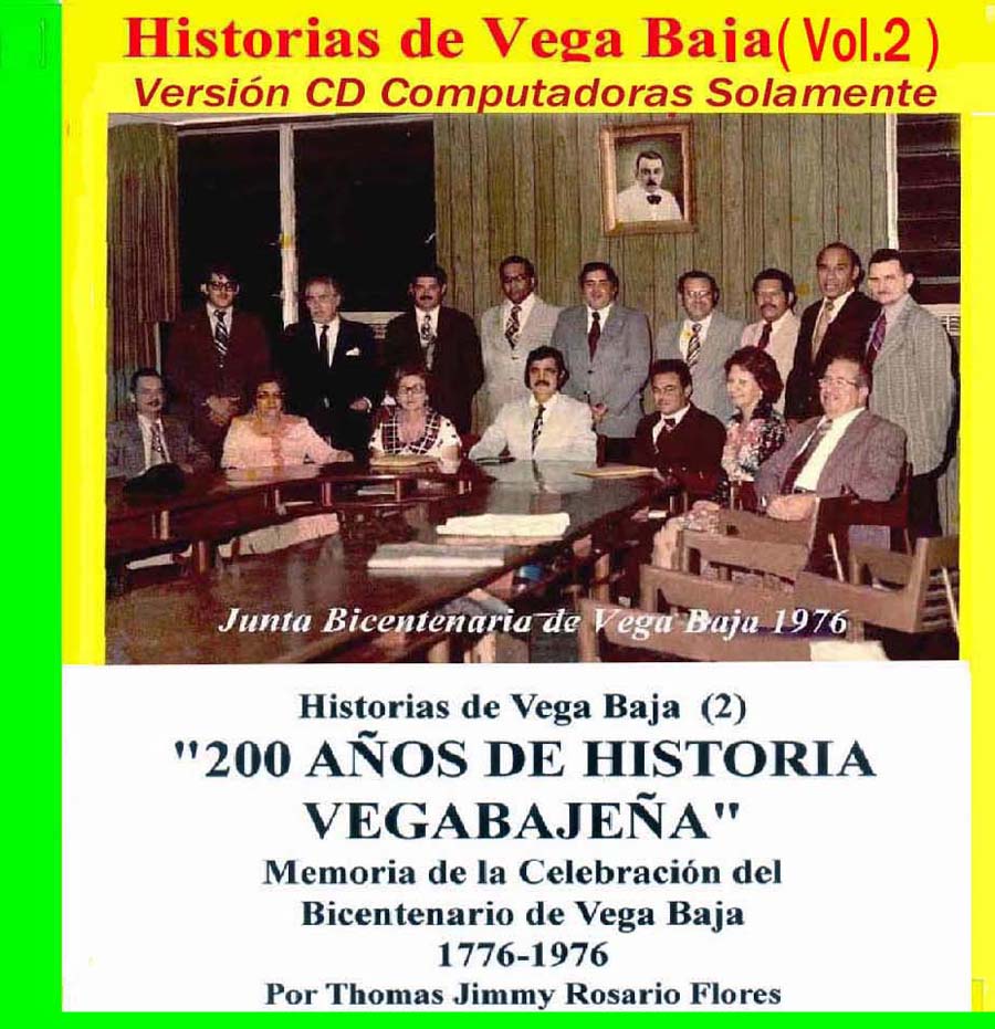 Historias de Vega Baja Vol. 2 Cd Celebración Bicentenario
