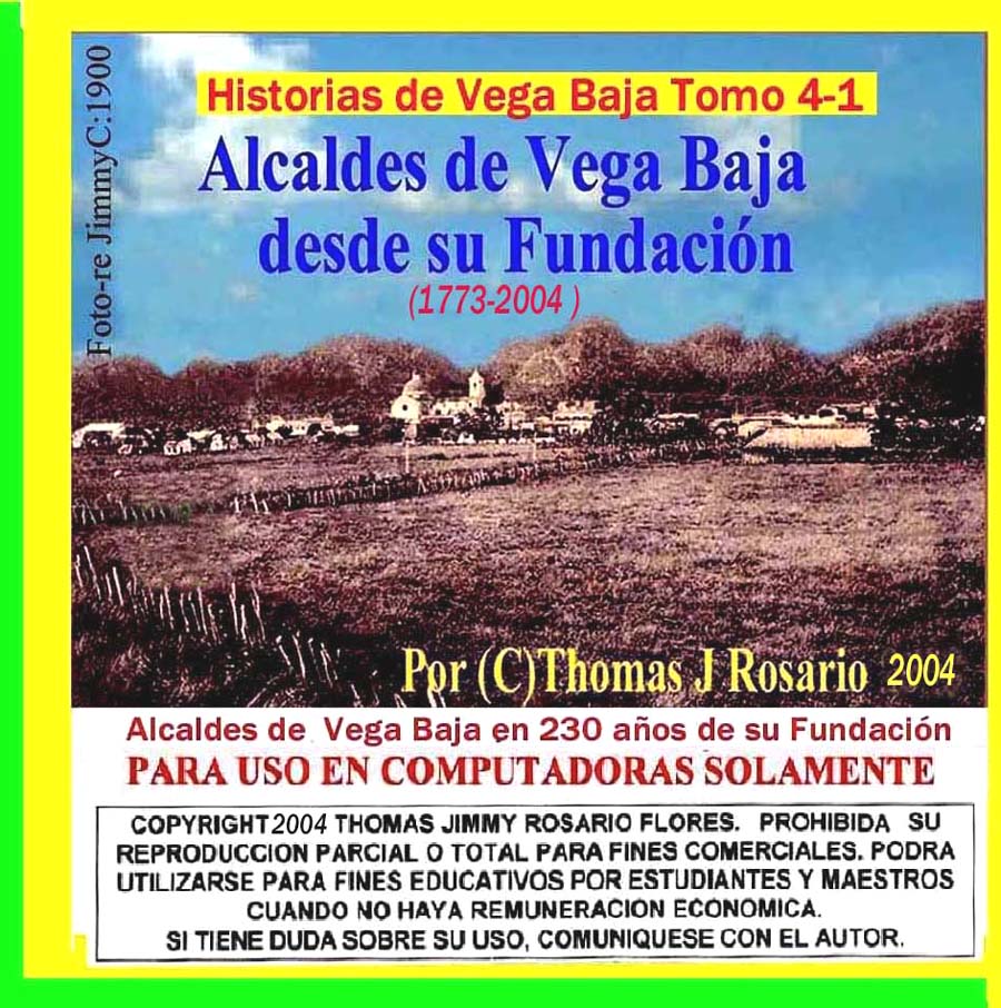 Historias de Vega Baja Vol. 4-1 Cd Alcalde de Vega Baja