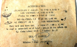 ANTIGUEDADES LOS AÑOS CUARENTA