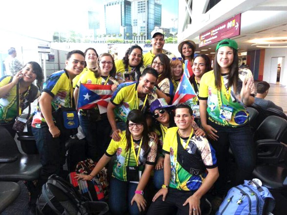 GRUPO DE PEREGRINOS JOVENESAL BRASIL