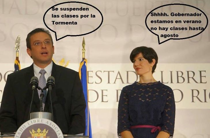 satira gobernador tormenta chantal