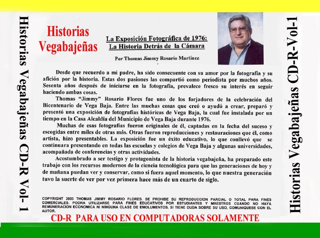 002-0 La Historia detrás de la Cámara por Thomas J Rosario Martínez