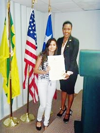 130808 ANDREA ALBALADEJO ES RECONOCIDA