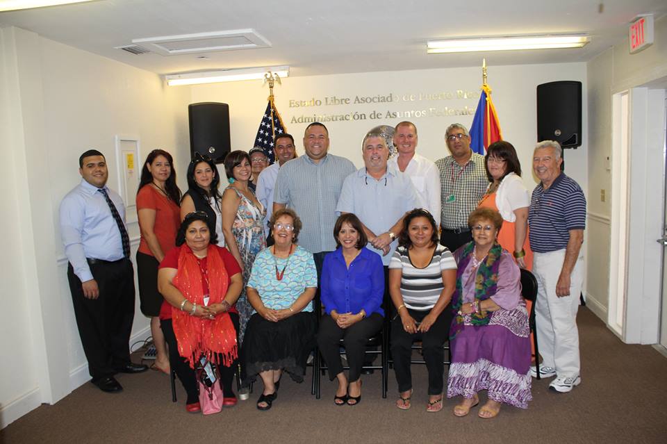 EQUIPO DE VOLUNTARIOS PARA INAUGURACION DE LA OFICINA DE ASUNTOS FEDERALES DE PUERTO RICO EN KISSIMME EL PROXIMO 23 DE AGOSTO