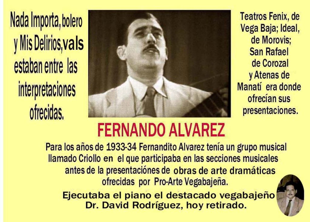 Fernandito Alvarez y David Rodriguez, Pianista
