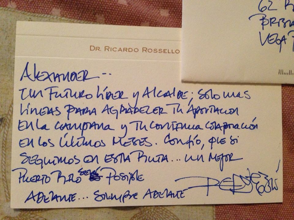 ALEXANDER GANDIA ENDOSADO POR RICARD ROSELLO