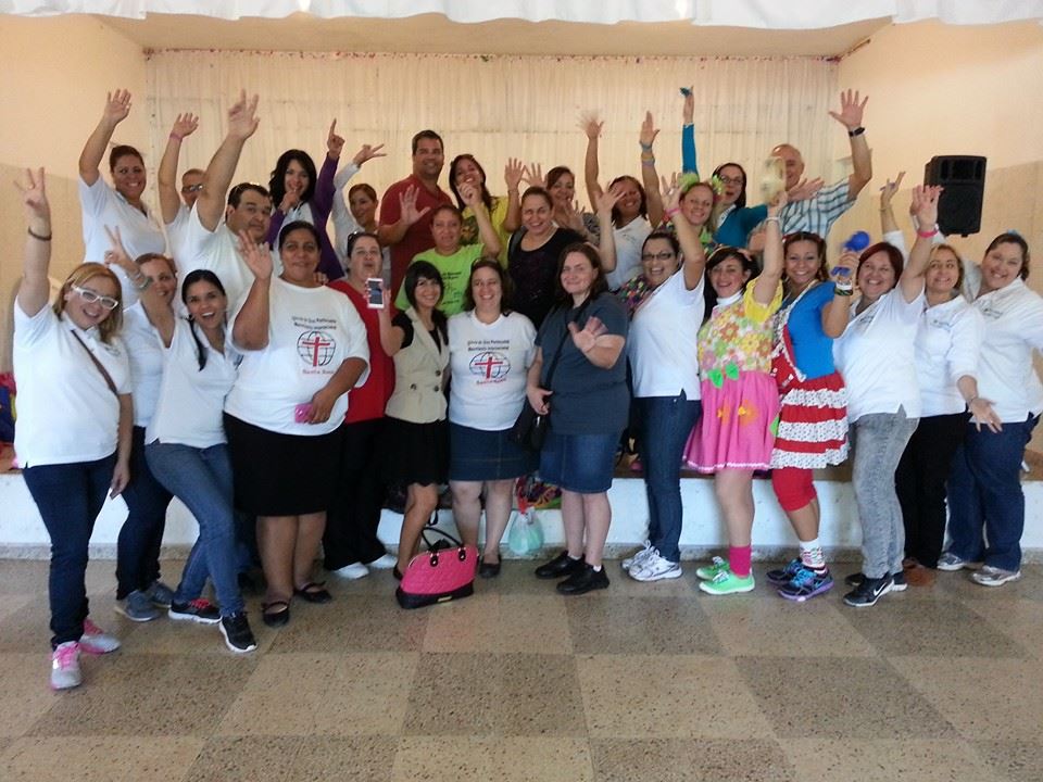 Este es el grupo que permitió llevar a la Feria de Salud en el Barrio Pueblo Nuevo