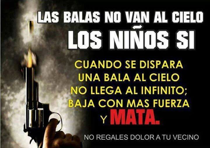 las balas no van alcielo