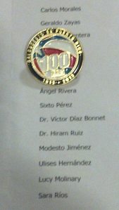 MEDALLA DE ANGEL RIVERA