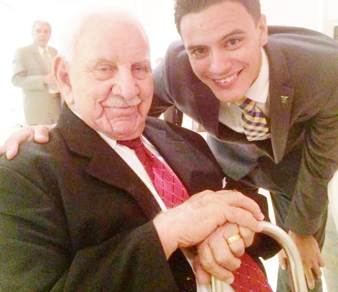 SALON DE LA FAMA DEL DEPORTE Rafael Figueroa Gaetan y Nicolás Tilin Perez Urbistondo en la recepcion de la Exaltacion por Rafael(2)