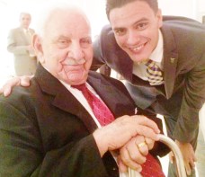 SALON DE LA FAMA DEL DEPORTE Rafael Figueroa Gaetan y Nicolás Tilin Perez Urbistondo en la recepcion de la Exaltacion por Rafael(2)