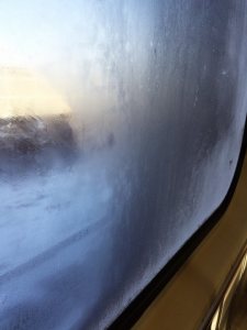 hielo dentro del cristal ines