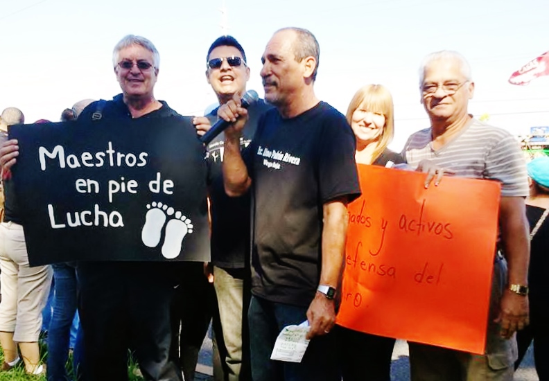 ROBERT RIVERA OLD TIMERS DANDO LA MANO EN EL PARO (2)