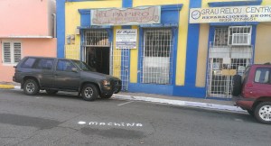 ROTULO FRENTE A COMERCIO