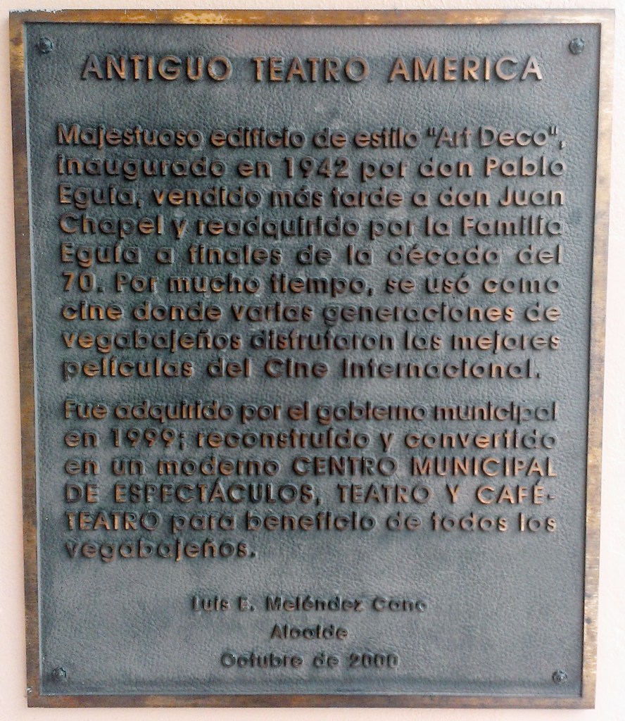 Tarja del Teatro América
