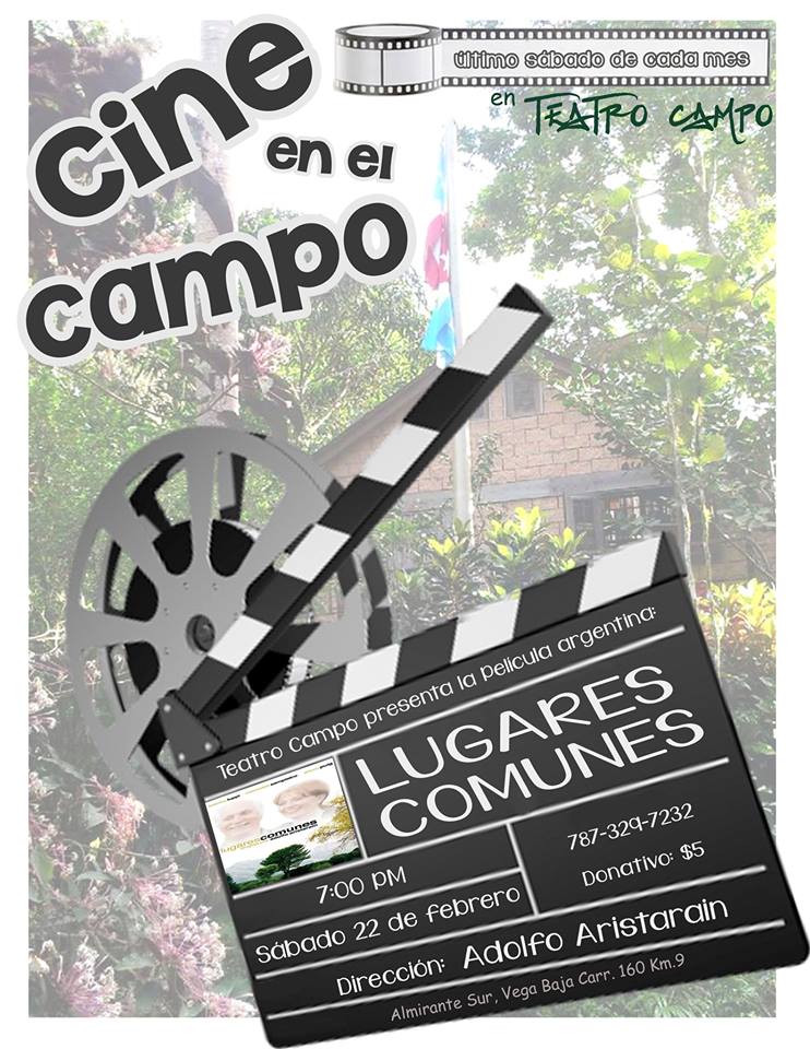 cine en el campo anuncio