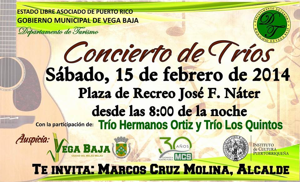 CONCIERTO DE TRIOS 15 DE FEBRERO 2014