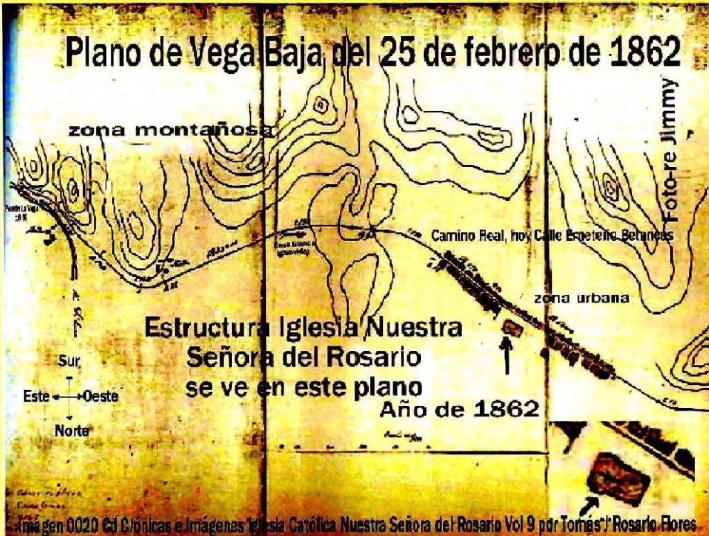 PLANO DE 1862 DE VEGA BAJA