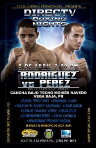 CARTEL DE PELEA DE EMMANUEL RODRIGUEZ