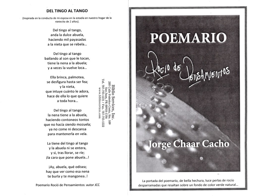 POEMARIO ROCIO DE PENSAMIENTOS JORGE CHAAR CACHO