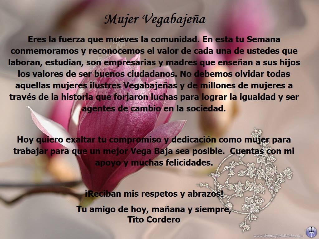 TITO CORDERO MUJER VEGABAJENA