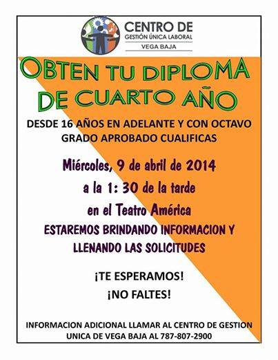 ACTIVIDAD OBTEN STU DIPLOMA DE CUARTO ANO