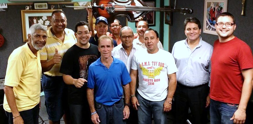 SALSA, TIMBA Y SON — con Luis Gines, Miguel E. Prado, Juan Carlos Cotto, Jose A Nieves, David-Sonia Imvb, Juan Ramon Colon y JimmyRosario en Cuqui Studio.
