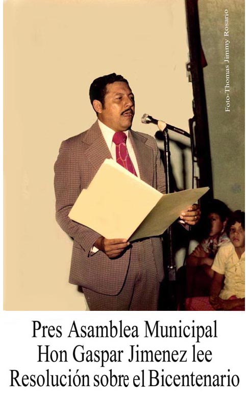 102-0  Hon Gaspar Jimenez, Pres Asamblea Mpl.