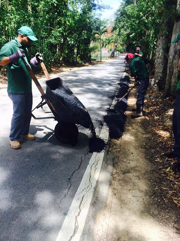 Trabajos en la via publica