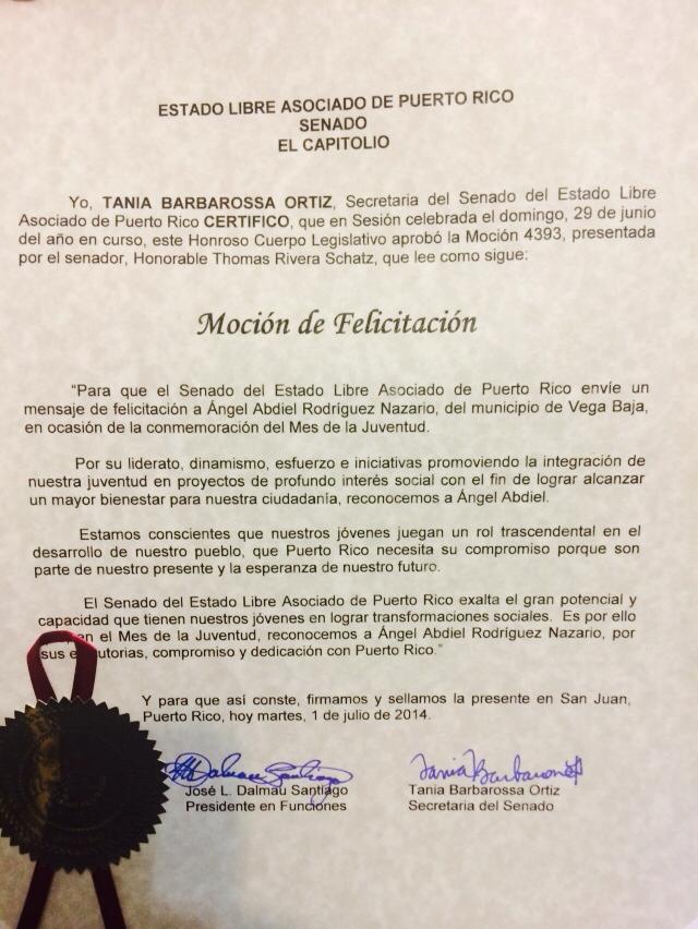 resolucion de angel abdiel