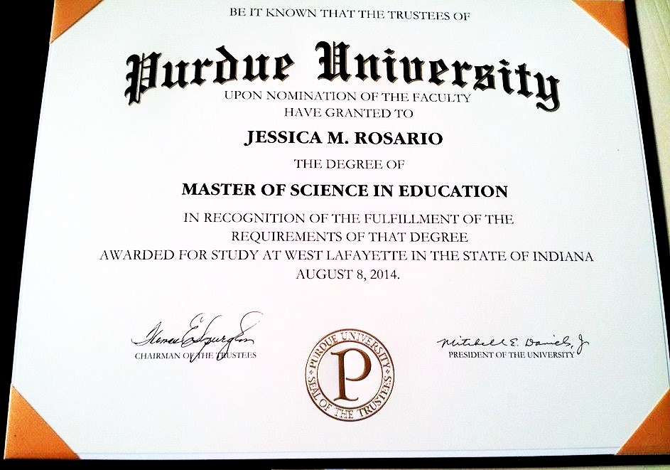 DIPLOMA DE JIMARIE  ROSARIO DE MAESTRIA EN EDUCACION