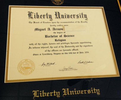 DIPLOMA DE MIGUEL ARROYO