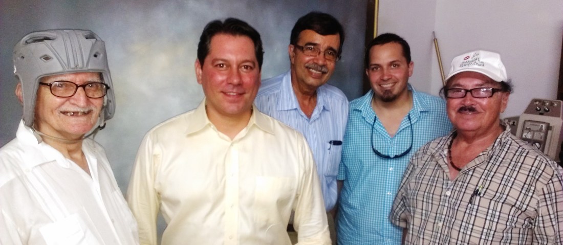 Jimmy Rosario, Juan Dalmau, Miguel Ojeda, Luis Beuahamp y Fernando Acobe