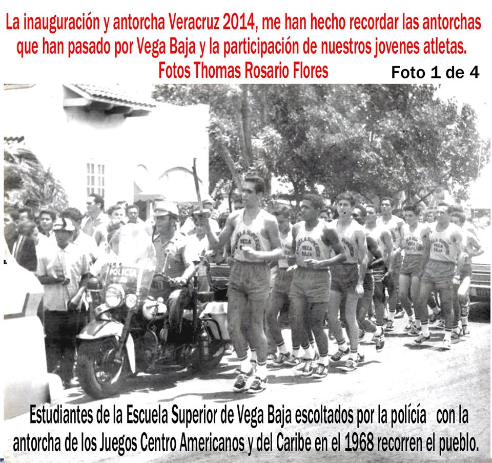 FJR ENTREGA DE ANTORCHA OLIMPICA A  REPRESENTANTE DE ALCALDE EN JUEGOS CENTROAMERICANOS DE 1968 3