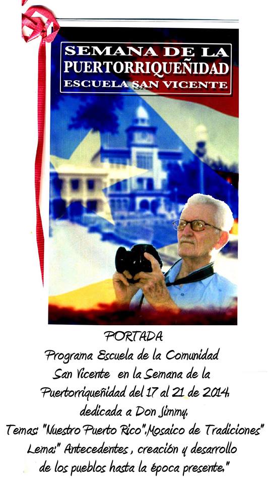 PROTADA PROGRAMA SEMANA PUERTORRIQUENIDAD DE ESCUELA SAN VICENTE