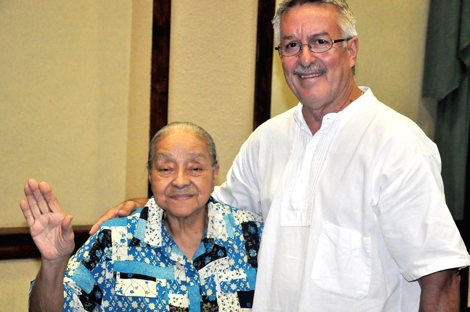 Robert Rivera con La Niña de Vega Baja