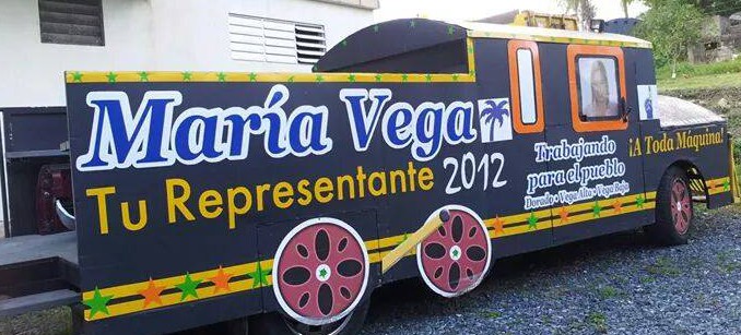 Tren de Maria Vega en capana representante 2012