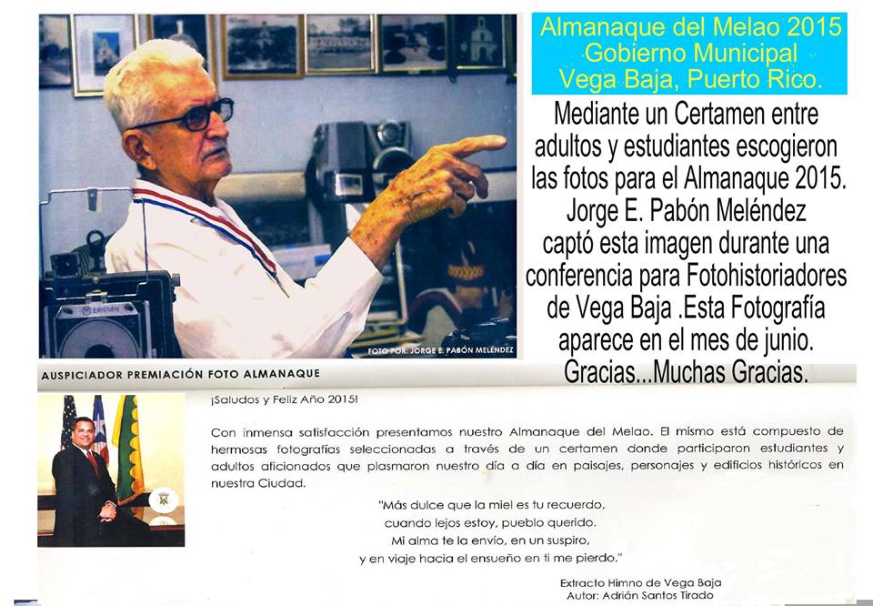 FOTO ALMANAQUE VEGABAJENO CON JIMMY ROSARIO