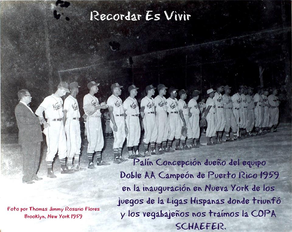 FJR EQUIPO DE VEGA BAJA EN 1959