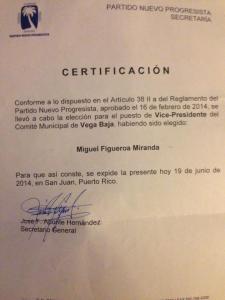 MIGUEL ANGEL FIGUEROA AIFD CERT VICEPRESIDENTE PNP