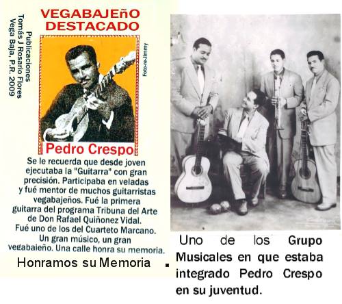 Vegabajeno destacado Pedro Crespo