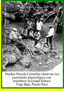 0069 Arq Miembros Sociedad y Dueños Parcela dialogan sobre rico yacimiento