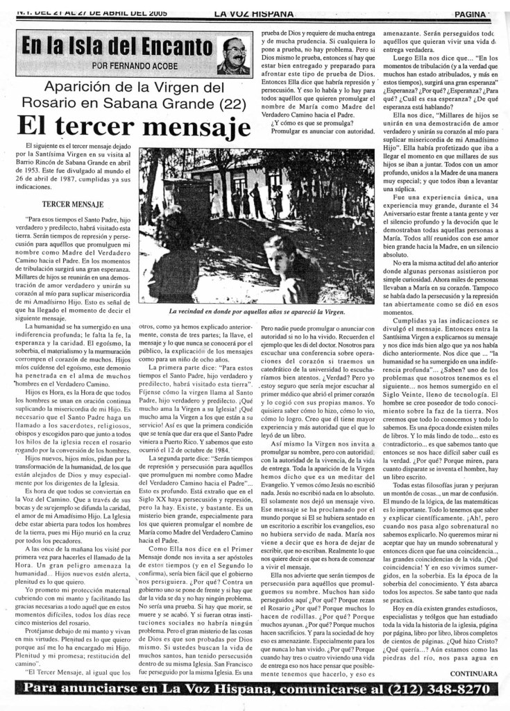 AVSG 24  El Tercer mensaje...93 Acobe 18