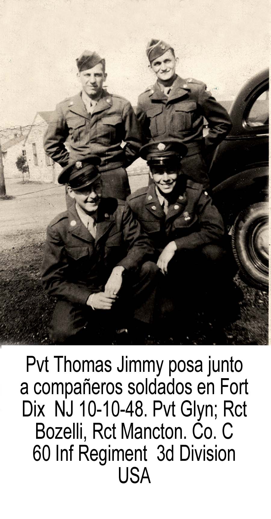 de Jimmy 113-0- Foto Jimmy con otros soldados 1948