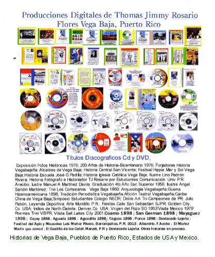 Thomas Jimmy Rosario Flores títulos de sus discos