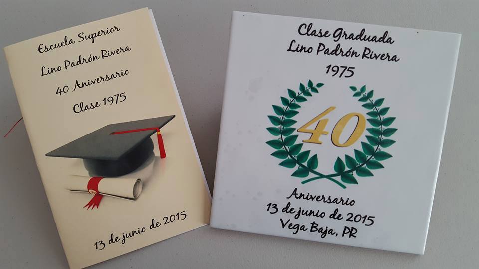 MILY NAVEDO PROGRAMA DE SU 40 NANIVERSARIO GRADUACION 1975