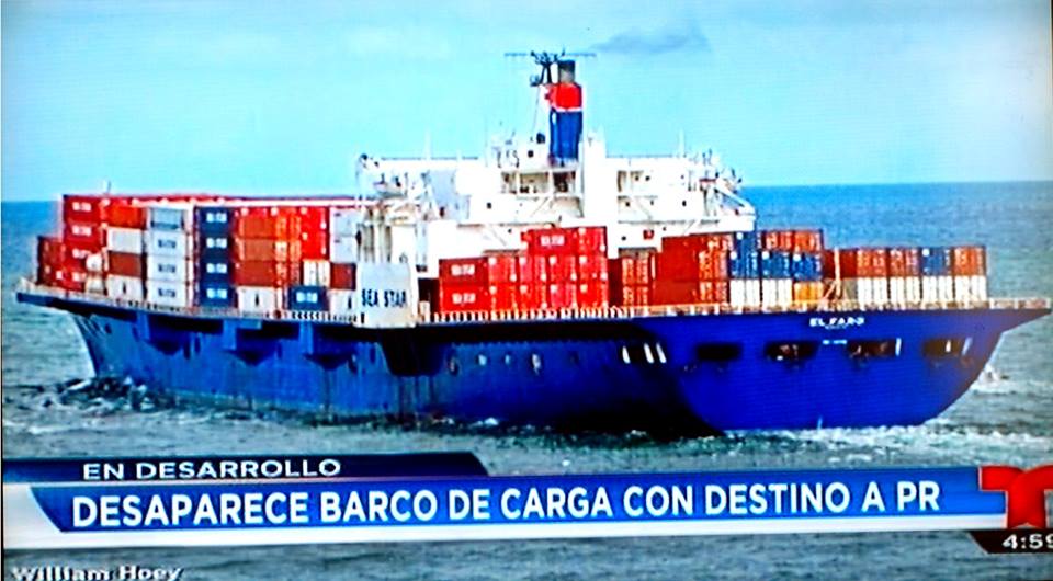 TJRF DESAPARECE BARCO DE CARGA