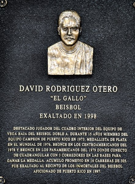 TARJA DE David (El Gallo) Rodríguez Otero